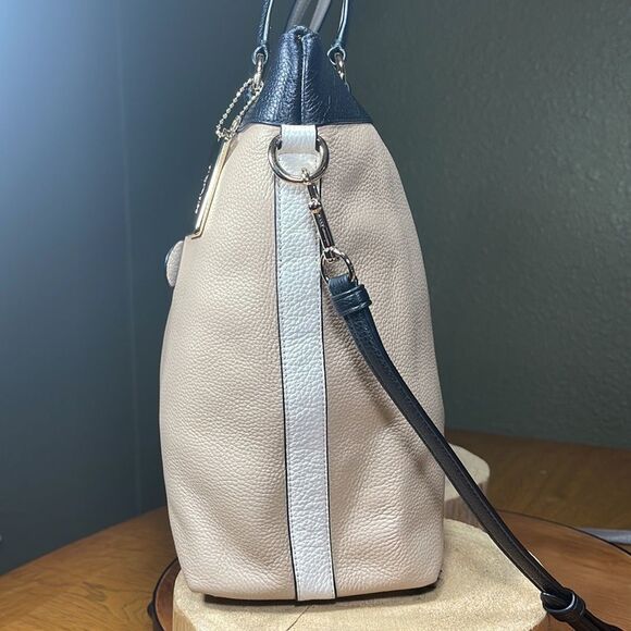 COACH GEOMETRIC COLORBLOCK TYLER TOTE - Picture 6 of 16
